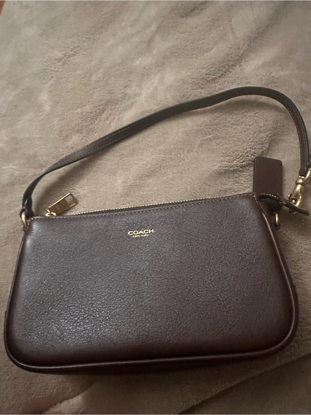 Coach Plaza Bag 18 in Maple/Brass